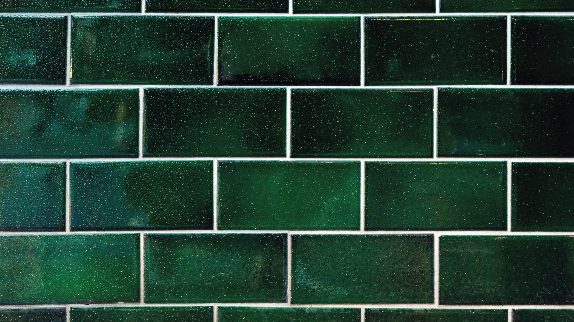 green tiles